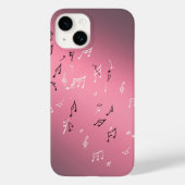Moonlit Melody: Elegant Musical Notes iPhone-hoesj Case-Mate iPhone Case (Achterkant)