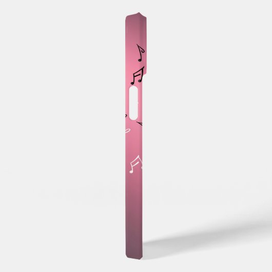 Moonlit Melody: Elegant Musical Notes iPhone-hoesj Case-Mate iPhone Case (Achterkant / Rechts)