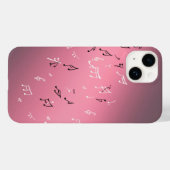 Moonlit Melody: Elegant Musical Notes iPhone-hoesj Case-Mate iPhone Case (Achterkant (horizontaal))