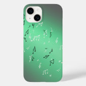 Moonlit Melody: Elegant Musical Notes iPhone-hoesj Case-Mate iPhone Case (Achterkant)