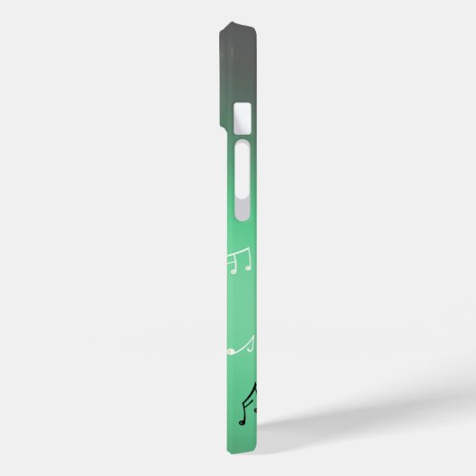 Moonlit Melody: Elegant Musical Notes iPhone-hoesj Case-Mate iPhone Case (Achterkant / Links)