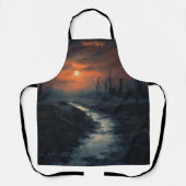 Moonlit Menace: Het spookachtige Zwarte Woud in de Schort (Voorkant)