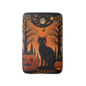 Moonlit Meow Badmat (Voorkant Verticaal)