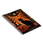 Moonlit Meow Notitieboek (Rechterzijde)