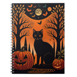 Moonlit Meow Notitieboek