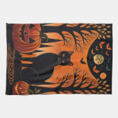 Moonlit Meow Theedoek (Horizontaal)