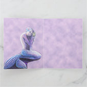 Moonlit Mermaid Big Wenskaart Kaart (Binnen)