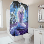 Moonlit Mermaid Shower Curtain Douchegordijn (In situ)