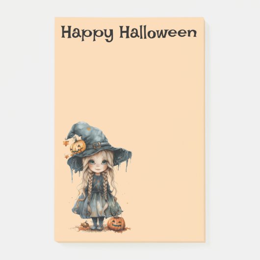 Moonlit Mischief — A Rustic Halloween Charm Post-it® Notes (Voorkant)