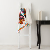 Moonlit Mischief - Ghosts in Pink Bows Sherpa Deken (In situ)