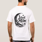 Moonlit Mom Love T-shirt (Achterkant)