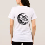 Moonlit Mom Love Tri-Blend Shirt (Achterkant)