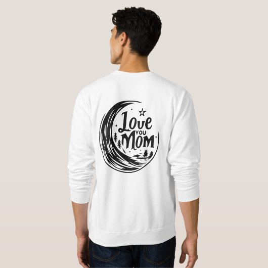 Moonlit Mom Love Trui (Achterkant volledig)