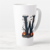 Moonlit Monogram  W Latte Mok (Rechterhoek)