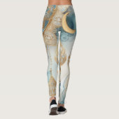 Moonlit Moskee Sereniteit voor Ramadan Leggings (Achterkant)