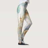 Moonlit Moskee Sereniteit voor Ramadan Leggings (Rechts)