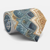 Moonlit Moskee Sereniteit voor Ramadan Stropdas (Opgerold)