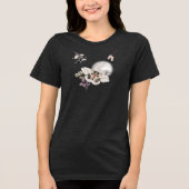 Moonlit Moth Graphic Tri-Blend Shirt (Voorkant)