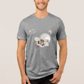 Moonlit Moth Graphic Tri-Blend Shirt (Voorkant)