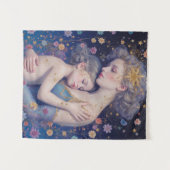Moonlit Mother’s Embrace Tapestry Wandkleed (Voorkant (horizontaal))