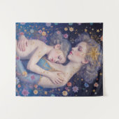 Moonlit Mother’s Embrace Tapestry Wandkleed (Voorkant (horizontaal))