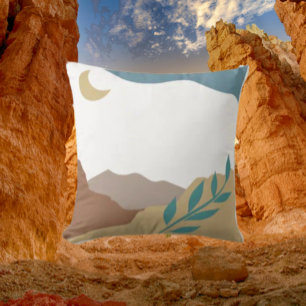 Moonlit Mountain Dream Kussen