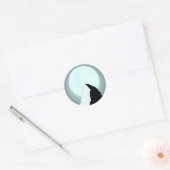 Moonlit Mountain Ronde Sticker (Envelop)