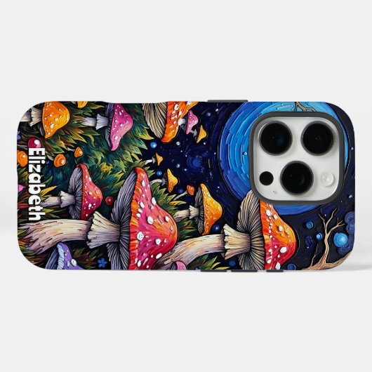 moonlit mushroom grove Case-Mate iPhone case (Achterkant (horizontaal))