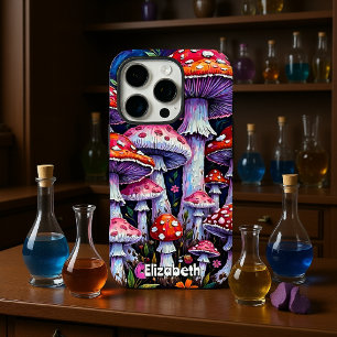 Moonlit Mushroom Patch iPhone 16 Pro Hoesje