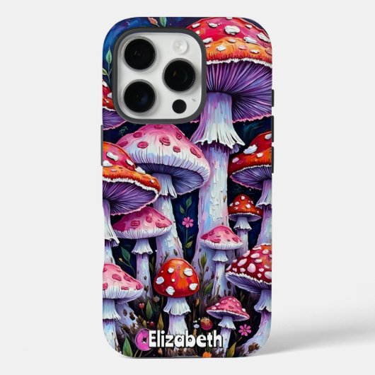 Moonlit Mushroom Patch Case-Mate iPhone Case (Achterkant)