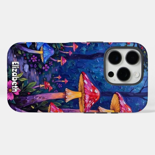 Moonlit Mushroom Path Case-Mate iPhone Case (Achterkant (horizontaal))