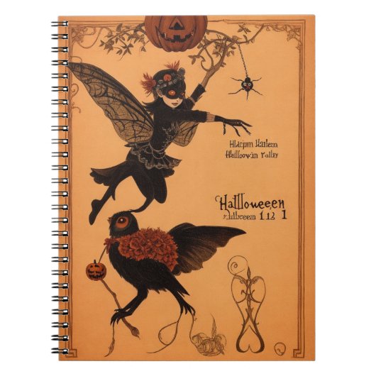 Moonlit Mysteries Samhain Night Notitieboek (Voorkant)