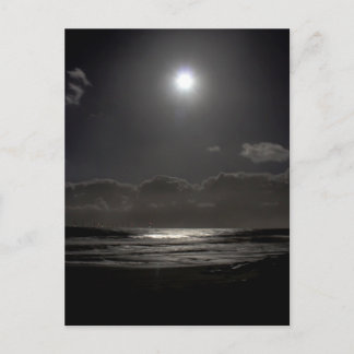 Moonlit nacht briefkaart
