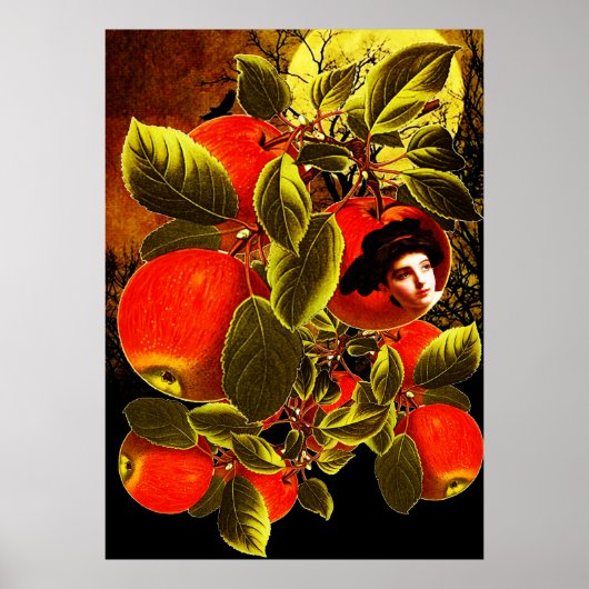 Moonlit nacht poster (Voorkant)