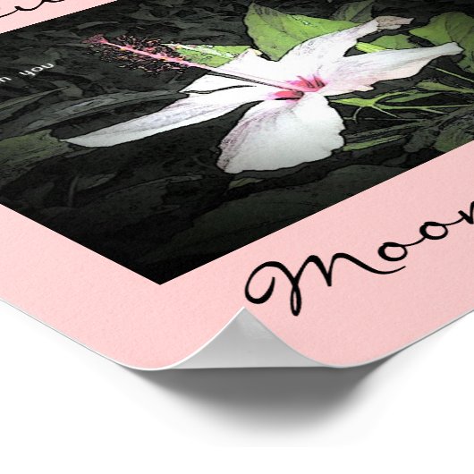 Moonlit Night Haiku Art Print (Hoek)