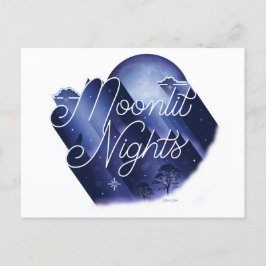 Moonlit Nights/Briefkaart Feestdagenkaart
