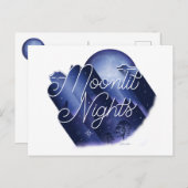 Moonlit Nights/Briefkaart Feestdagenkaart (Voorkant / Achterkant)