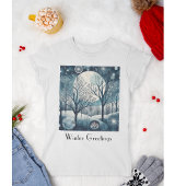 Moonlit Nodic Forest, aanpasbaar T-shirt