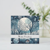 Moonlit Nordic Forest, aanpasbaar (Staand voorkant)