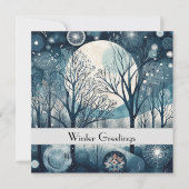 Moonlit Nordic Forest, aanpasbaar (Voorkant)