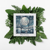 Moonlit Nordic Forest, aanpasbaar