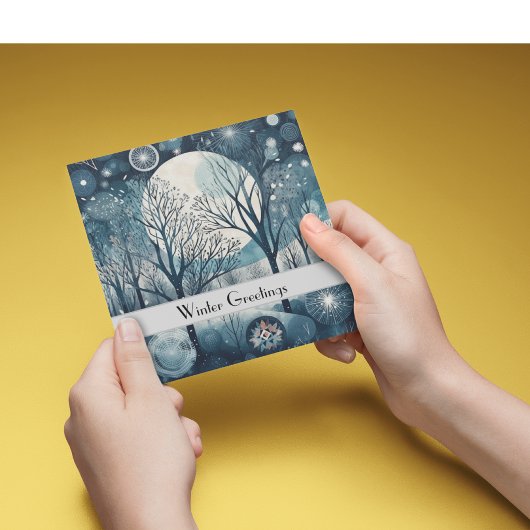 Moonlit Nordic Forest, aanpasbaar