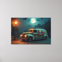 Moonlit Nostalgia Canvas Afdruk