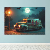 Moonlit Nostalgia Canvas Afdruk (Insitu (Houten vloer))