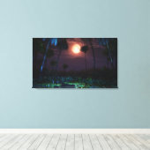 Moonlit Oasis (Illume) verpakt Canvas (Insitu (Houten vloer))