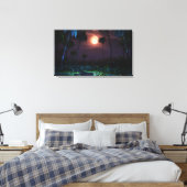 Moonlit Oasis (Illume) verpakt Canvas (Insitu (Slaapkamer))