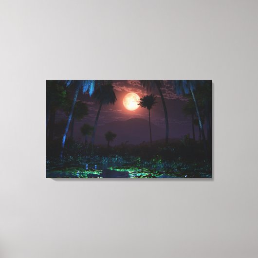 Moonlit Oasis (Illume) verpakt Canvas (Voorkant)
