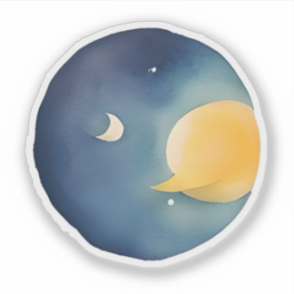 Moonlit omhelzen sticker