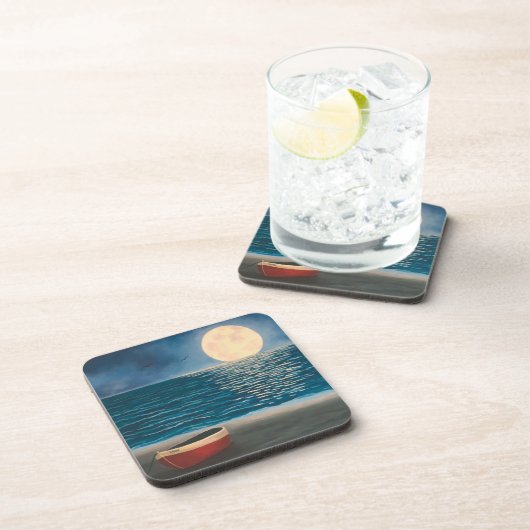 Moonlit onderzetter reeks van 6 (Rechterzijde)