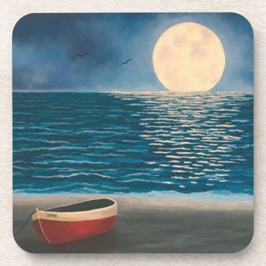 Moonlit onderzetter reeks van 6 (Voorkant)